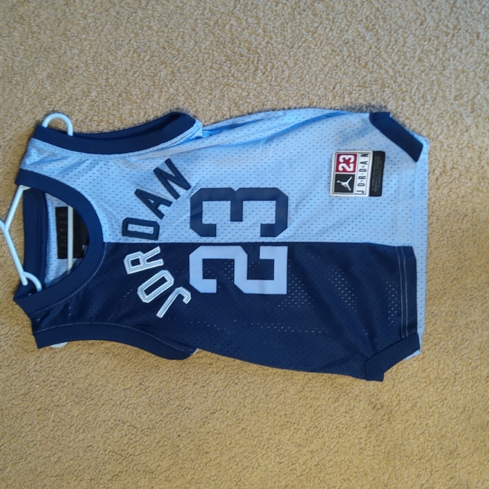 Jordan Kids Jersey - Navy and Light Blue